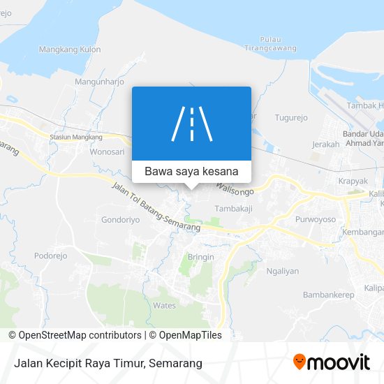 Peta Jalan Kecipit Raya Timur