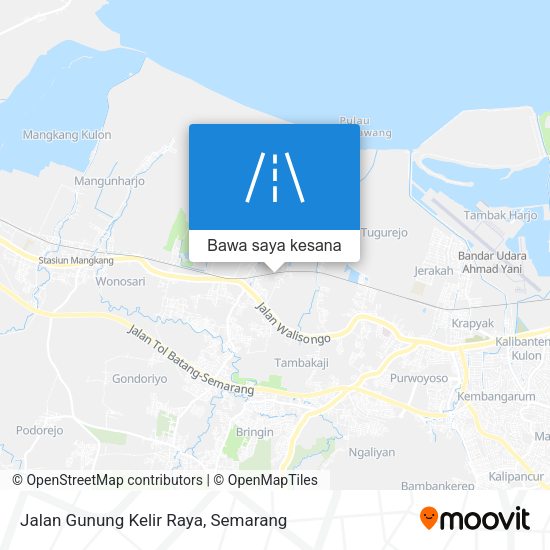 Peta Jalan Gunung Kelir Raya