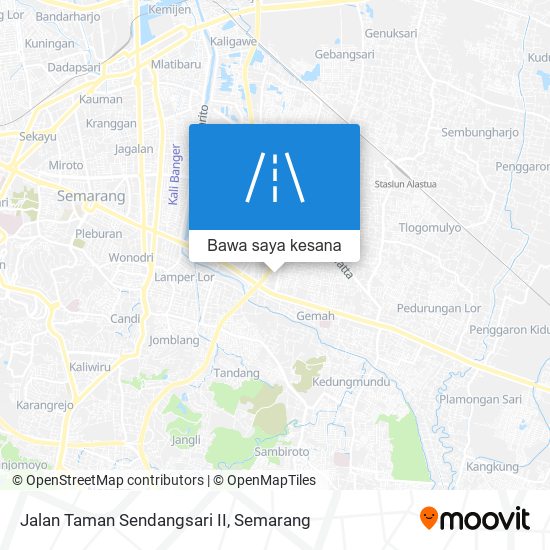 Peta Jalan Taman Sendangsari II