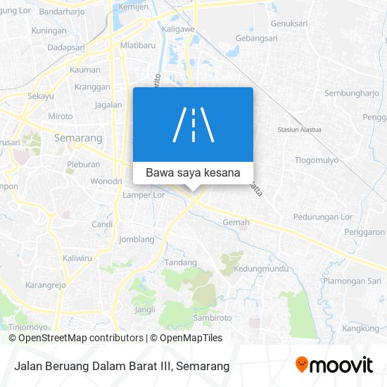 Peta Jalan Beruang Dalam Barat III