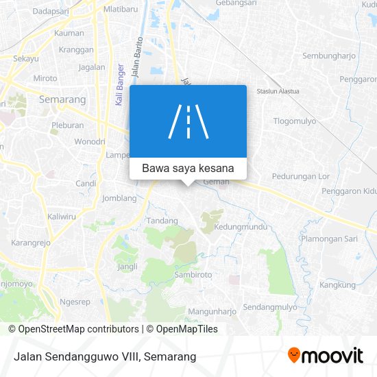 Peta Jalan Sendangguwo VIII