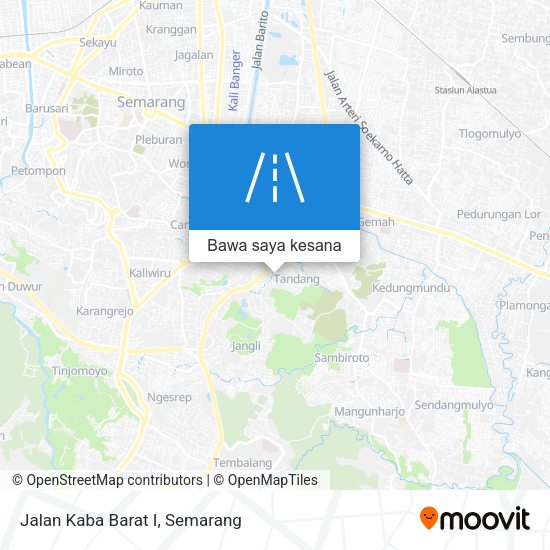 Peta Jalan Kaba Barat I