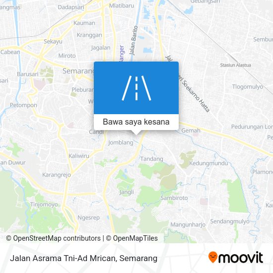 Peta Jalan Asrama Tni-Ad Mrican