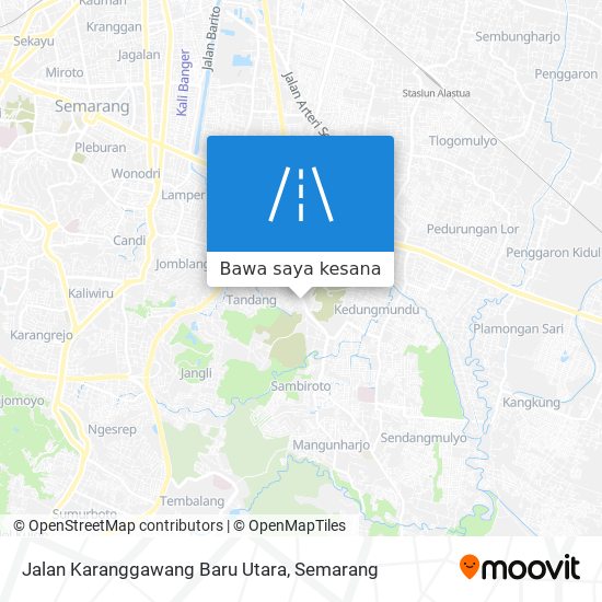 Peta Jalan Karanggawang Baru Utara