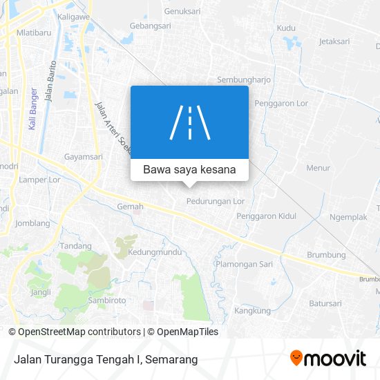 Peta Jalan Turangga Tengah I