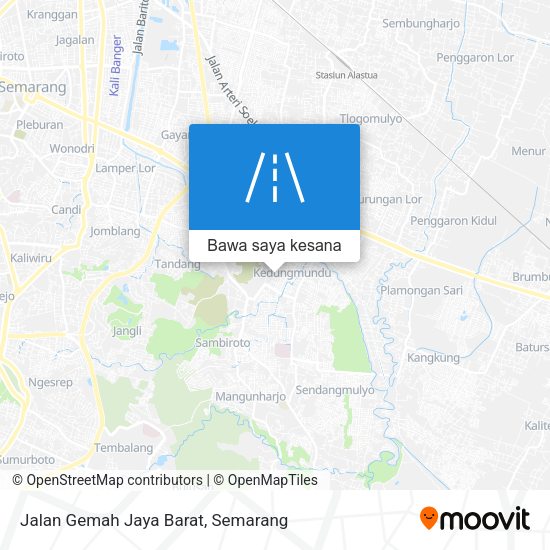 Peta Jalan Gemah Jaya Barat