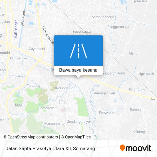 Peta Jalan Sapta Prasetya Utara XII