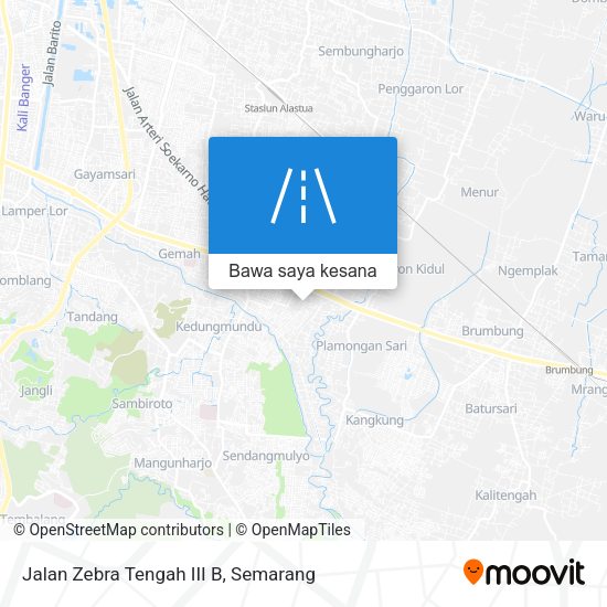 Peta Jalan Zebra Tengah III B