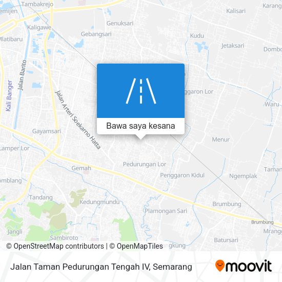 Peta Jalan Taman Pedurungan Tengah IV