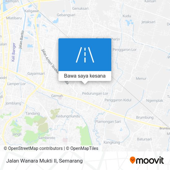Peta Jalan Wanara Mukti II