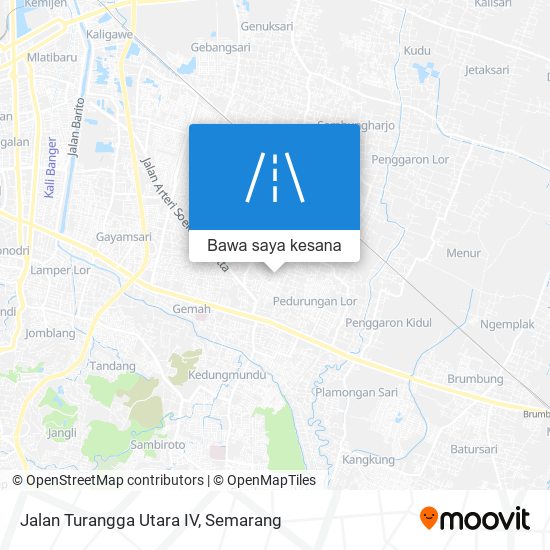 Peta Jalan Turangga Utara IV