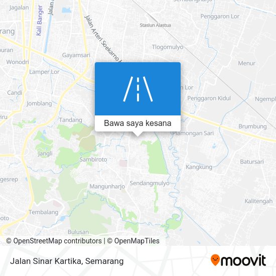 Peta Jalan Sinar Kartika