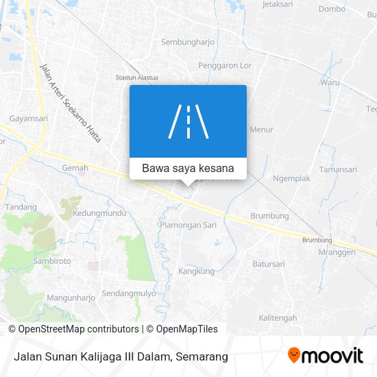 Peta Jalan Sunan Kalijaga III Dalam