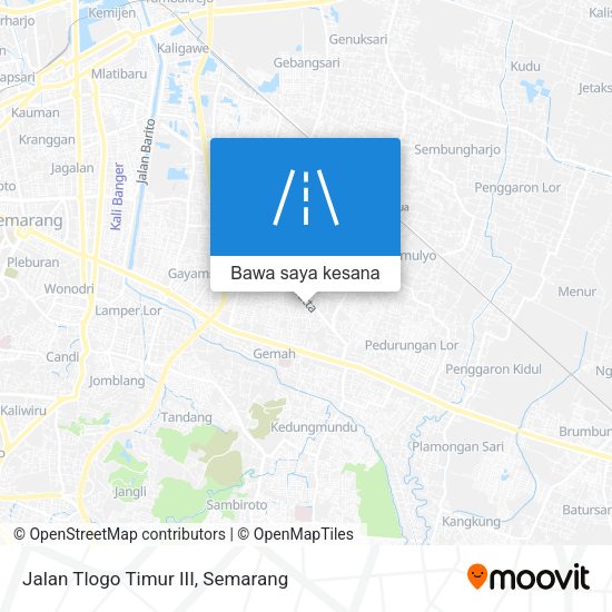 Peta Jalan Tlogo Timur III
