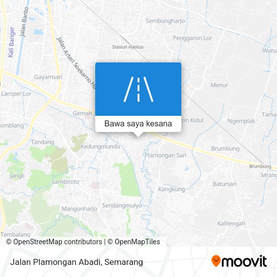 Peta Jalan Plamongan Abadi