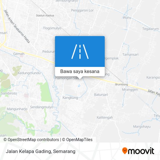 Peta Jalan Kelapa Gading