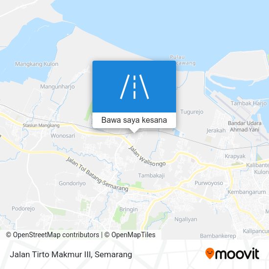 Peta Jalan Tirto Makmur III