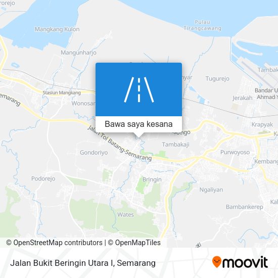 Peta Jalan Bukit Beringin Utara I