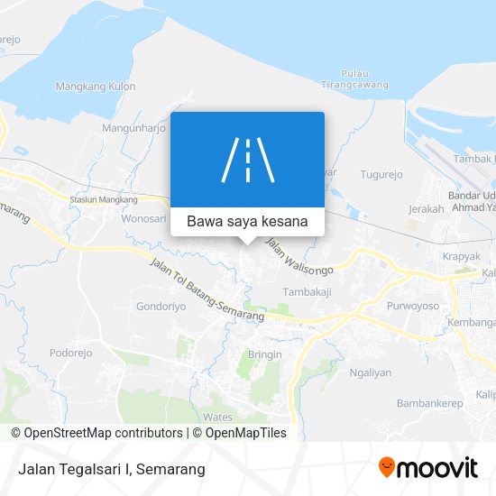 Peta Jalan Tegalsari I