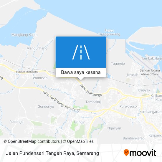 Peta Jalan Pundensari Tengah Raya