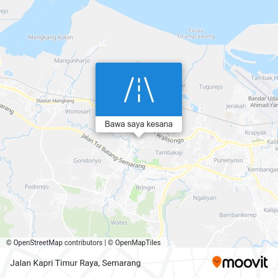 Peta Jalan Kapri Timur Raya
