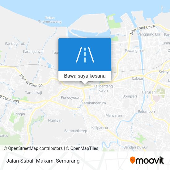 Peta Jalan Subali Makam
