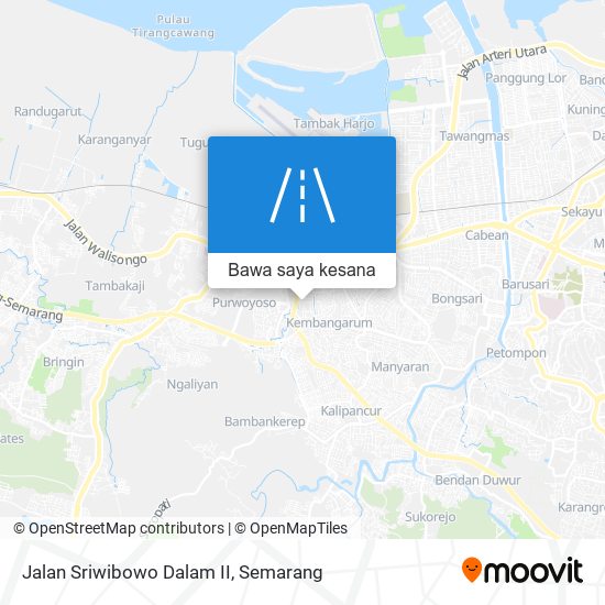 Peta Jalan Sriwibowo Dalam II