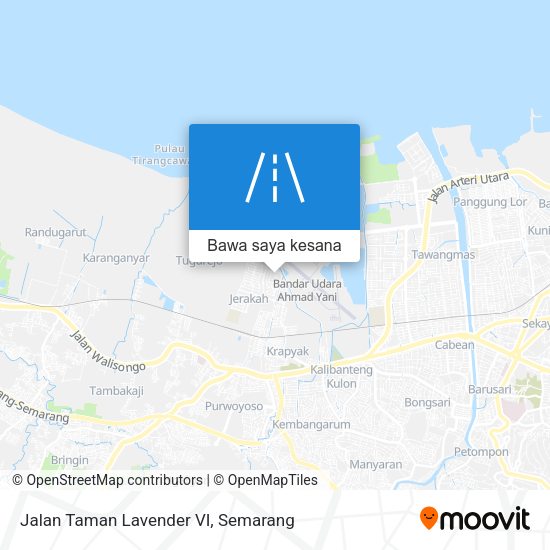 Peta Jalan Taman Lavender VI