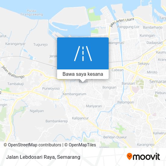 Peta Jalan Lebdosari Raya