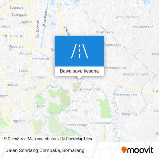Peta Jalan Sendang Cempaka