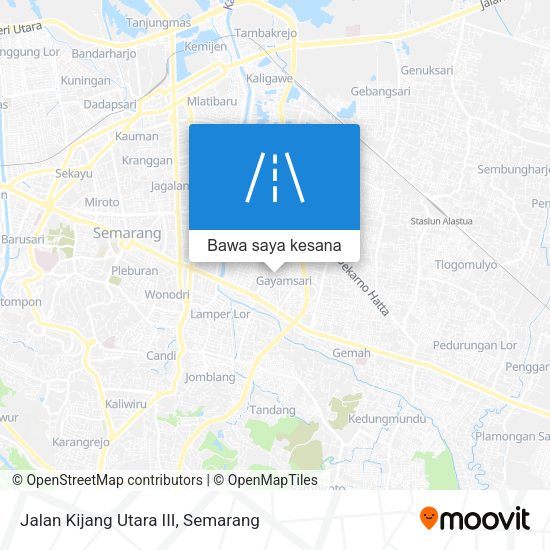 Peta Jalan Kijang Utara III