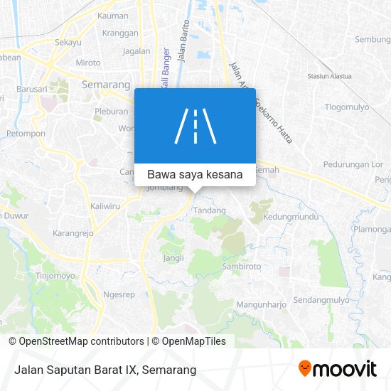 Peta Jalan Saputan Barat IX