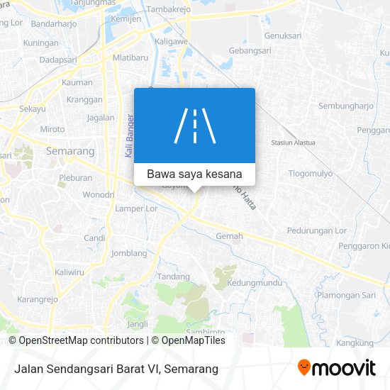 Peta Jalan Sendangsari Barat VI
