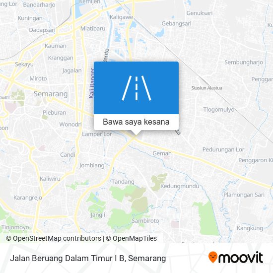 Peta Jalan Beruang Dalam Timur I B