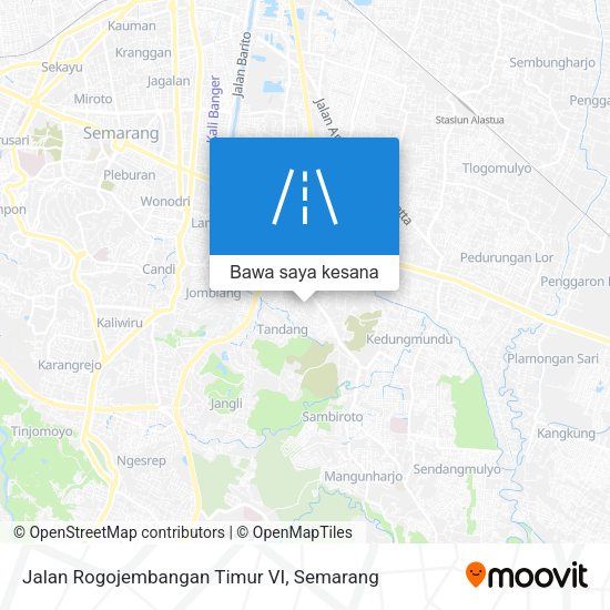 Peta Jalan Rogojembangan Timur VI