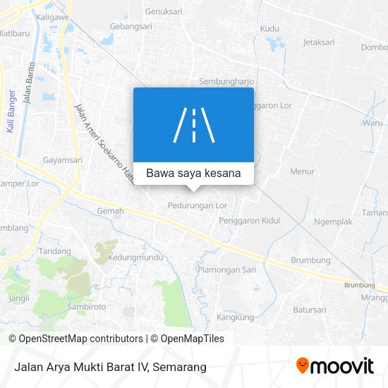 Peta Jalan Arya Mukti Barat IV