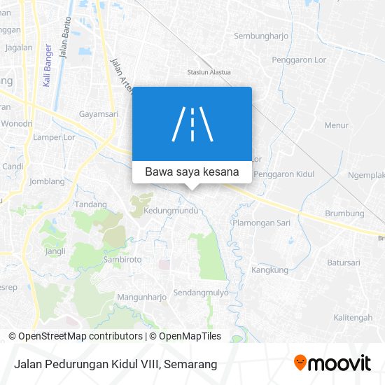 Peta Jalan Pedurungan Kidul VIII