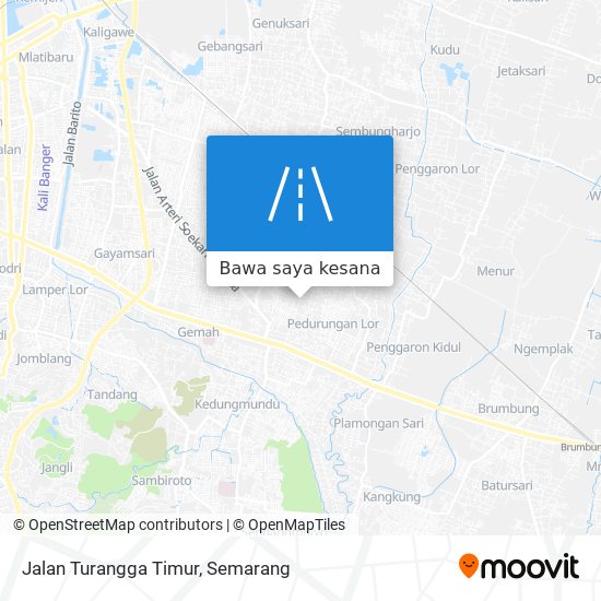 Peta Jalan Turangga Timur