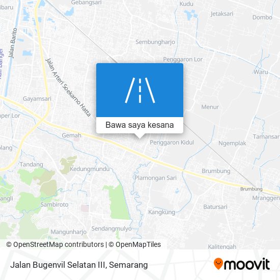 Peta Jalan Bugenvil Selatan III