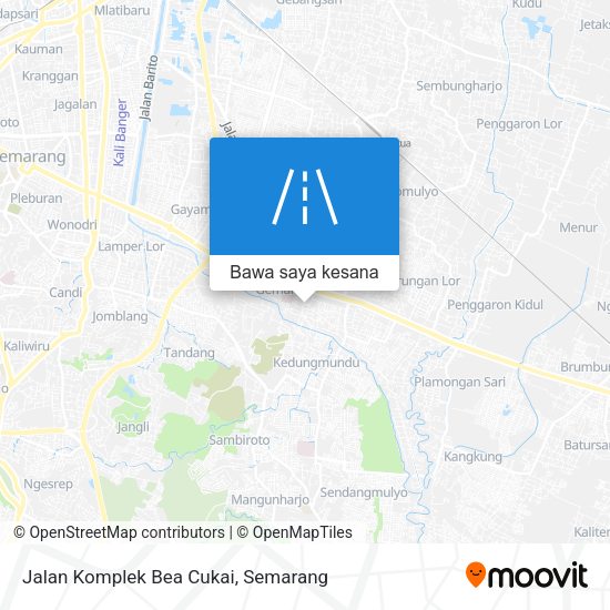 Peta Jalan Komplek Bea Cukai