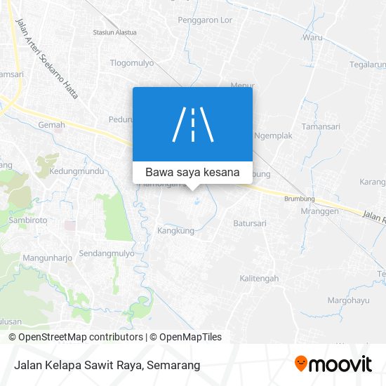 Peta Jalan Kelapa Sawit Raya