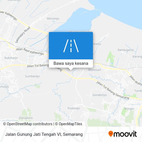 Peta Jalan Gunung Jati Tengah VI