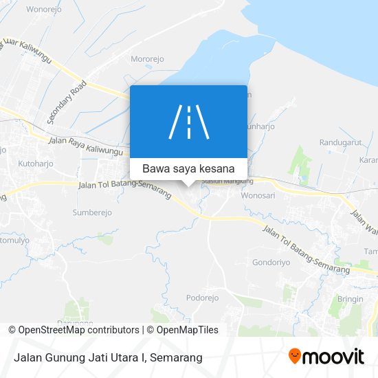 Peta Jalan Gunung Jati Utara I