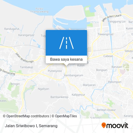 Peta Jalan Sriwibowo I