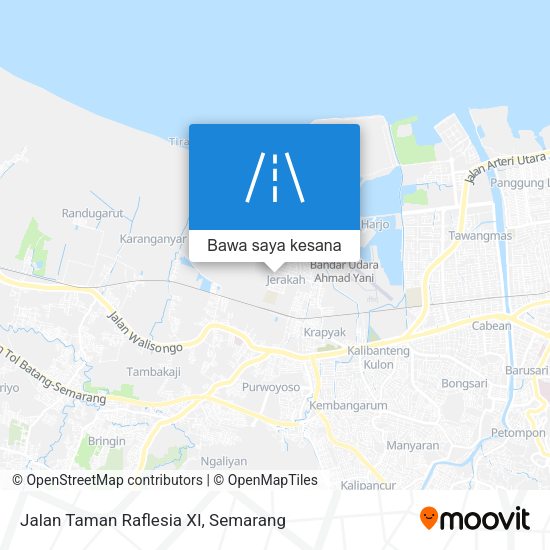 Peta Jalan Taman Raflesia XI