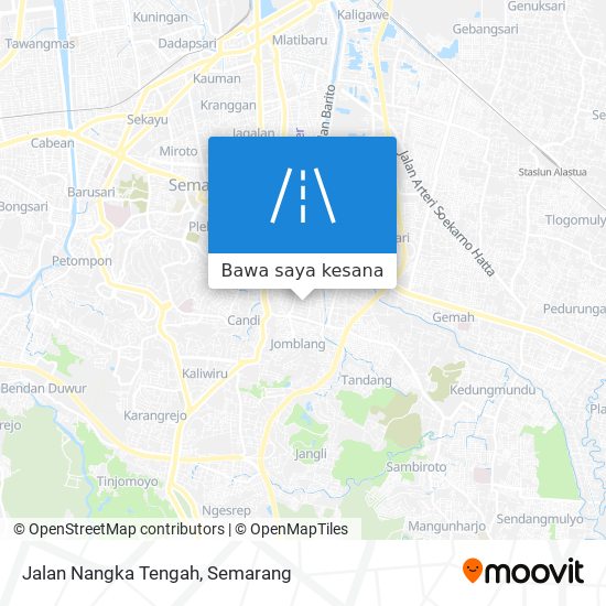 Peta Jalan Nangka Tengah