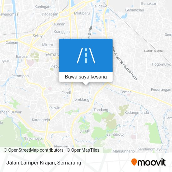 Peta Jalan Lamper Krajan