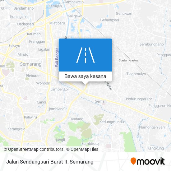 Peta Jalan Sendangsari Barat II