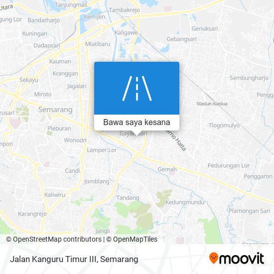 Peta Jalan Kanguru Timur III