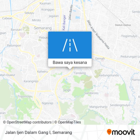 Peta Jalan Ijen Dalam Gang I